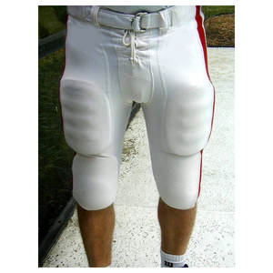 Pantalón de fútbol americano premium para hombre con protección integrada y almohadillas incorporadas, uniforme de juego completo de sarga para fútbol americano - Product Image 4