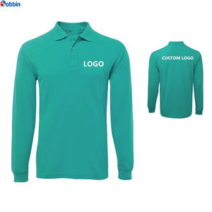 Camiseta Polo de Manga Larga Personalizada para Hombre, Unisex, Nueva Colección Otoño/Invierno, Servicio OEM, Fabricante - Product Image 2