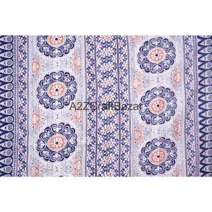 Couverture Kantha vintage florale multicolore en coton biologique 100% fait main en Inde, style bohème, pour la maison, le lit, prix de gros - Product Image 2