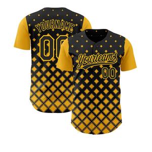 Camiseta de Béisbol Sublimada con Logotipo Personalizado, 100% Poliéster, Camiseta de Softbol Lisa, Camiseta de Béisbol con Botones - Product Image 1