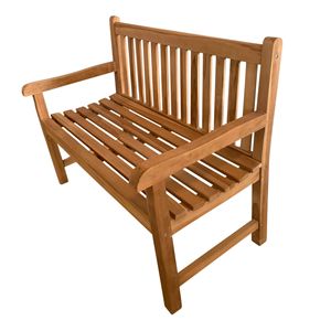 Banc de jardin INDOTEAK 2 places en teck Malboro, moderne, minimaliste, durable, résistant à l'eau, pour terrasse extérieure, hôtels, restaurants, appartements - Product Image 3