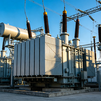 Transformateur triphasé immergé dans l'huile 1000kVA-2500kVA Dyn11 à faible perte de puissance, avec changeur de tension à froid, transformateur de distribution de puissance IEC