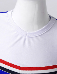 Uniforme de pom-pom girl pour adultes, logo personnalisé, sublimation, tissu polyester respirant, costume de danse scolaire, moderne et confortable - Product Image 6