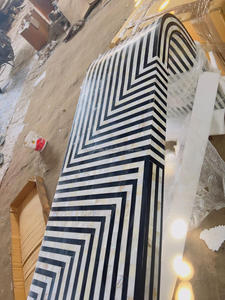 Table console incrustée d'os meubles de décoration faits à la main de l'Inde à vendre en vrac meubles en gros - Product Image 3