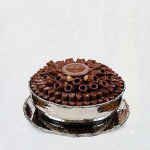 Silver Metal Chocolate Bowl For Wedding Party Decor Premium Stainless Steel Sweet Serving Tray Handmade Decorative <b>Confectionery</b> - Product Image 3