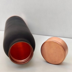 Ayurvedic Copper Reusable <b>Water</b> <b>Bottle</b> with Classic Design <b>Large</b> Capacity Portable Travel Drinkware for Office Use - Product Image 6