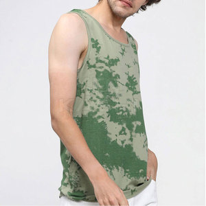 Camiseta sin Mangas de Hombre de Alta Calidad, Tejida, Transpirable, de Color Liso, Corte Holgado, para Entrenamiento Físico, Casual, Hogar y Calle - Product Image 2