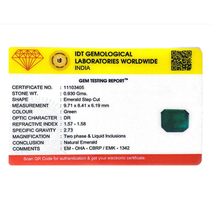 Loose 45 Carat Zambian Emerald Gemstone Natural Emerald Cut for Fine Jewelry - Product Image 4