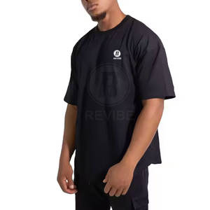 Camiseta de Último Diseño para Hombre con Hombros Caídos, Color Personalizado, Ropa de Verano, Camiseta Corta con Hombros Caídos - Product Image 3