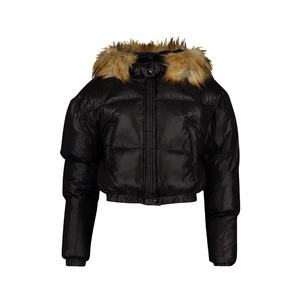 Chaqueta Bomber de Invierno para Mujer, Éxito de Ventas 2021, Acolchada, Impermeable, Transpirable, de Nailon y Elastano, con Logotipo Frontal Personalizable, Venta al Por Mayor - Product Image 1