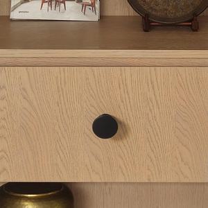 Round Walnut Wooden Cabinet Knob Vintage Style Round Drawer <b>Pull</b> Handmade Wooden <b>Door</b> Knob Elegant Classic Brown Cabinet <b>Handle</b> - Product Image 5