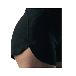 Pantalones Cortos Casuales Negros de Cintura Alta con Logotipo Frontal, Bolsillos, Secado Rápido, Cintura Elástica, Color Sólido para Hombre - Product Image 6