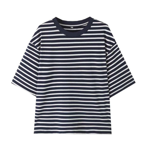 V-Neck Crop T-Shirt Women's Crew Neck Everyday Crop <b>Top</b> Women's Relaxed Fit Crop Tee Women's Boxy Fit Crop <b>Top</b> - Product Image 3
