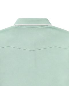 Manufacturer Customized Mint Green And <b>White</b> Men <b>Polo</b> Shirt Short Sleeve Casual Golf T Shirt Breathable Summer Premium Top - Product Image 3