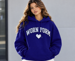 Sudadera con Capucha Extra Grande para Mujer, Logotipo Personalizado, Tejido Grueso, Manga Larga, Material de Alta Calidad, Ropa de Otoño e Invierno - Product Image 1