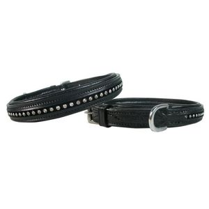 Collar de Perro Acolchado con Cristales, Hecho a Mano en EE. UU., con Pedrería, Forro Suave, Ajustable y Duradero, Collar de Lujo para Mascotas - Product Image 1