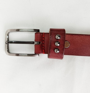 Tendance 2026 : Ceinture personnalisée TYNTRA INTERNATIONAL en cuir véritable durable, confortable, avec boucle ardillon et anneau en D en alliage - Product Image 2