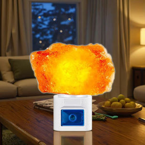 Lámpara de Sal Rosa del Himalaya, Lámpara de Cristal, Servicio OEM, Forma Personalizada, Precio Competitivo, Sensor LED, Decoración para el Hogar, para Dormitorio - Product Image 3