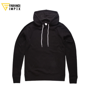 Sweat à capuche sport pour homme, coupe ample, style streetwear, brodé, 250 GSM, taille US, bleu marine, en tissu French Terry régulier - Product Image 5