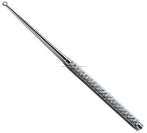 Curette chirurgicale ENT en acier inoxydable pour le nettoyage des oreilles, outil d'extraction de cérumen, ensemble d'instruments d'otothérapie, dispositif chirurgical manuel Classe I CE - Product Image 3
