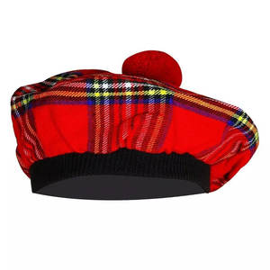 Chapeau Tam O'Shanter 100% Laine pour Homme, Motif Tartan Royal Stewart, Style Balmoral, Écossais, Personnalisé OEM ODM - Product Image 1