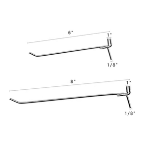 Factory Wholesale Metal Wire Chrome Display <b>Pegboard</b> <b>Hook</b> - Product Image 3
