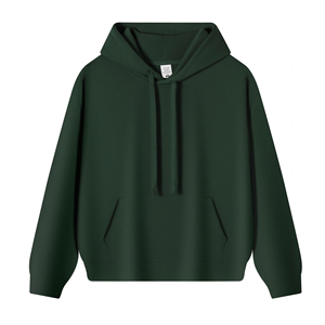 Sudadera con Capucha de Felpa 100% Algodón de Color Sólido Estilo Americano para Otoño/Invierno, Marca de Moda con Impresión Digital, Colores Personalizados OEM - Product Image 2