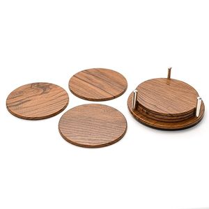 Sous-verres et tapis en bois naturel brut, faits main, personnalisables, design bohème, non toxiques, lavables, épaisseur réglable - Product Image 6