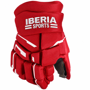 Gants de hockey sur glace IBERIA Premium Black avec doublure jaune |   Gants de protection pour joueurs de hockey |   Logo personnalisé OEM en gros - Product Image 6