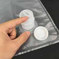 Sac Bag-in-Box transparent de 10 L avec bouchon à vis, qualité alimentaire, étanche, emballage flexible BIB personnalisé pour le stockage de liquides en vrac