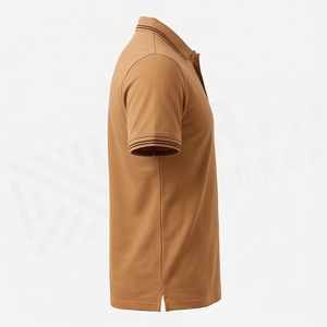 เสื้อโปโลคอตั้งผู้ชาย ผ้าฝ้ายคุณภาพพรีเมียม พิมพ์โลโก้ตามสั่ง ระบายอากาศได้ดี เหมาะสำหรับกอล์ฟ สีสันปรับแต่งได้ - Product Image 3