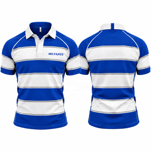 Camiseta de Rugby Personalizada Olive para Hombre y Mujer, 100% Poliéster, Transpirable, de Secado Rápido, que Absorbe la Humedad, Jersey de Rugby Deportivo - Product Image 3