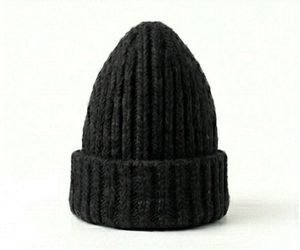 Gorro Unisex de Punto Acanalado, Color Sólido, Cálido para Invierno, Casual, Talla Adulto 56-58CM, 100% Acrílico, Tejido a Máquina - Product Image 2