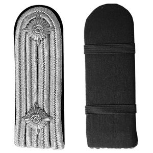 Epaulettes Dorados de Capitán de Alta Calidad, Fáciles de Colocar, Accesorios Metálicos para Uniformes y Disfraces de Guardias de Seguridad, Diseño Bordado - Product Image 1
