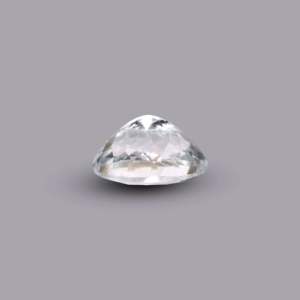 Natural Sky Blue Sapphire 4.2 Carat Faceted Oval Cabochon Loose Gemstone for Fine Jewelry - Product Image 3