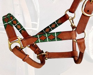 Harnais de polo brodé à la main de qualité supérieure, style européen, en cuir DD de haute qualité, avec fil ciré robuste, marque HM GLOBAL - Product Image 4