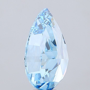 Excelente diamante suelto con certificación IGI, suministro de exportación de diamantes CVD, diamante de laboratorio de corte pera premium, azul vivo fantasía, claridad VS1 - Product Image 2