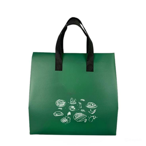 Sacs de livraison de nourriture en tissu non tissé avec logo personnalisé imprimé - Emballage durable et réutilisable pour la livraison de nourriture - Product Image 1