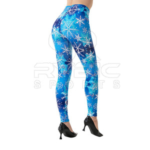 Leggings extensibles à quatre sens pour femmes, impression numérique, fitness, course à pied, yoga, vêtements de sport haut de gamme - Product Image 3