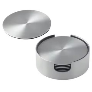 Ensemble de sous-verres décoratifs en métal faits à la main pour la protection des tasses et la mise en valeur de la table de cuisine - Product Image 6