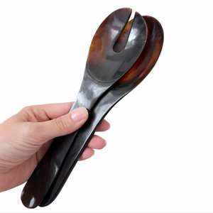 Cuchara de Cuerno de Búfalo Natural de Calidad - Ecológica y Apta para Lavavajillas, Diseño Personalizable para el Hogar y la Presentación de Alimentos - Product Image 1