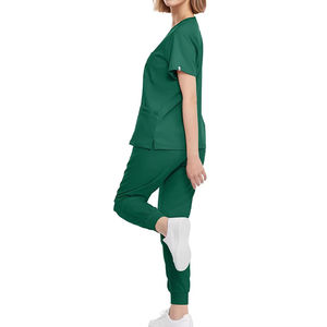 Conjunto de Uniformes Médicos para Mujer, Pantalones Deportivos Elásticos y Transpirables de Spandex, Uniforme de Enfermería para Hospital - Product Image 3