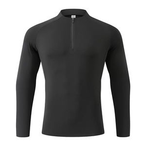 Custom Performance Fitness Tee Manufacturer Gym <b>Compression</b> Sportswear Moisture Wicking Polyester Spandex Private Label Factory - Product Image 2