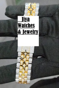 Reloj Deportivo de Lujo JIYA VVS Moissanite, Mecánico, de Acero Inoxidable para Hombre, con Esfera Analógica, Fecha Automática, Movimiento MIYOTA, Totalmente con Diamantes - Product Image 2