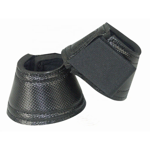 Botas Protectoras para Caballos de Cuero Sintético de Primera Calidad, Color Sólido, Protección para las Patas Equinas, para Entrenamiento de Equitación, Equipo Ecuestre - Product Image 5