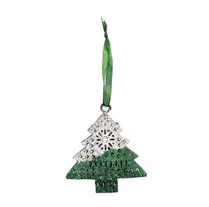 Christmas Hanging Metal <b>Star</b> Ornament Blue Glitter Decoration <b>for</b> <b>Tree</b> Home Party Holiday Decor Gift Piece Hanging Pendant - Product Image 1
