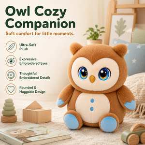 Búho Inteligente con Ojos Animados Brillantes, Juguete <span class=keywords><strong>de</strong></span> Peluche con IA y Detección <span class=keywords><strong>de</strong></span> Seis Posturas con Efectos <span class=keywords><strong>de</strong></span> Sonido - Product Image 2