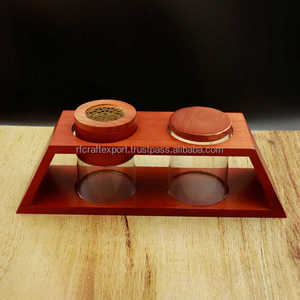 Creative Design Wooden <b>Incense</b> <b>Burner</b> High Quality Arabic Bakhoor Set for Home for Eid & Ramadan Gifts Includes <b>Incense</b> <b>Cones</b> - Product Image 1