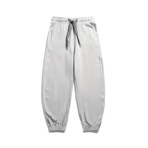 Pantalones Deportivos de Forro Polar para Hombre, Estilo Vintage, Cintura Elástica, Puños Ajustables, Casuales, para Otoño e Invierno - Product Image 4