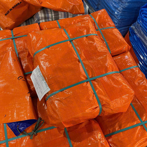 Bâche en PE orange robuste, imperméable, résistante au vent, écologique, résistante aux UV, pour l'agriculture et la construction - Product Image 6